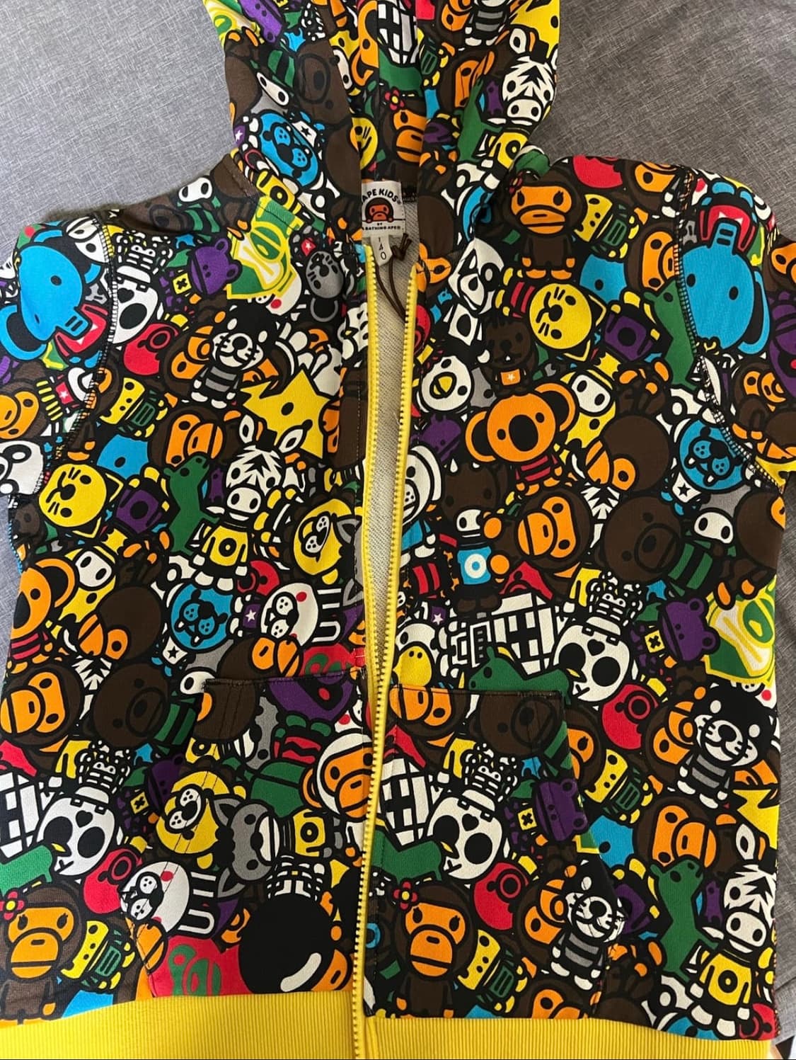 베이프 베이비 마일로 후드집업 상품이미지1