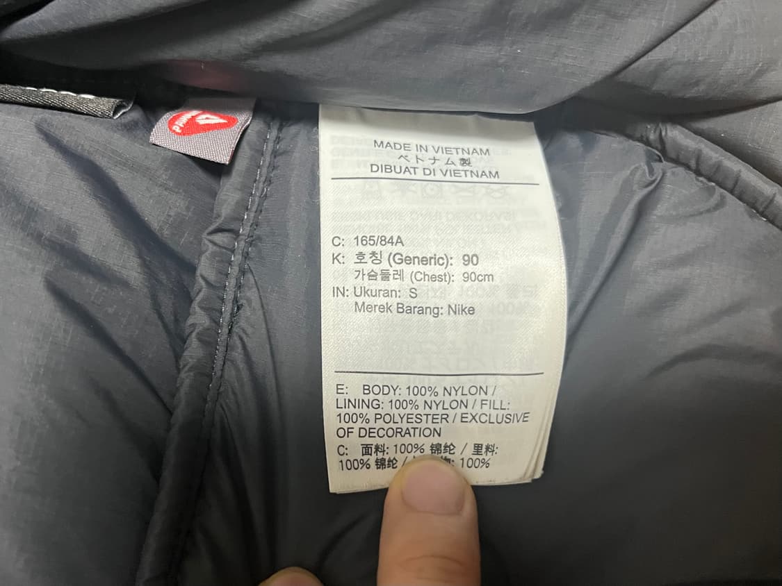 acg 루나레이크 패딩 s 상품이미지4