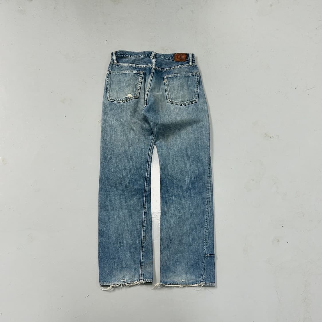 45rpm 워시드 셀비지 데님 팬츠 상품이미지6