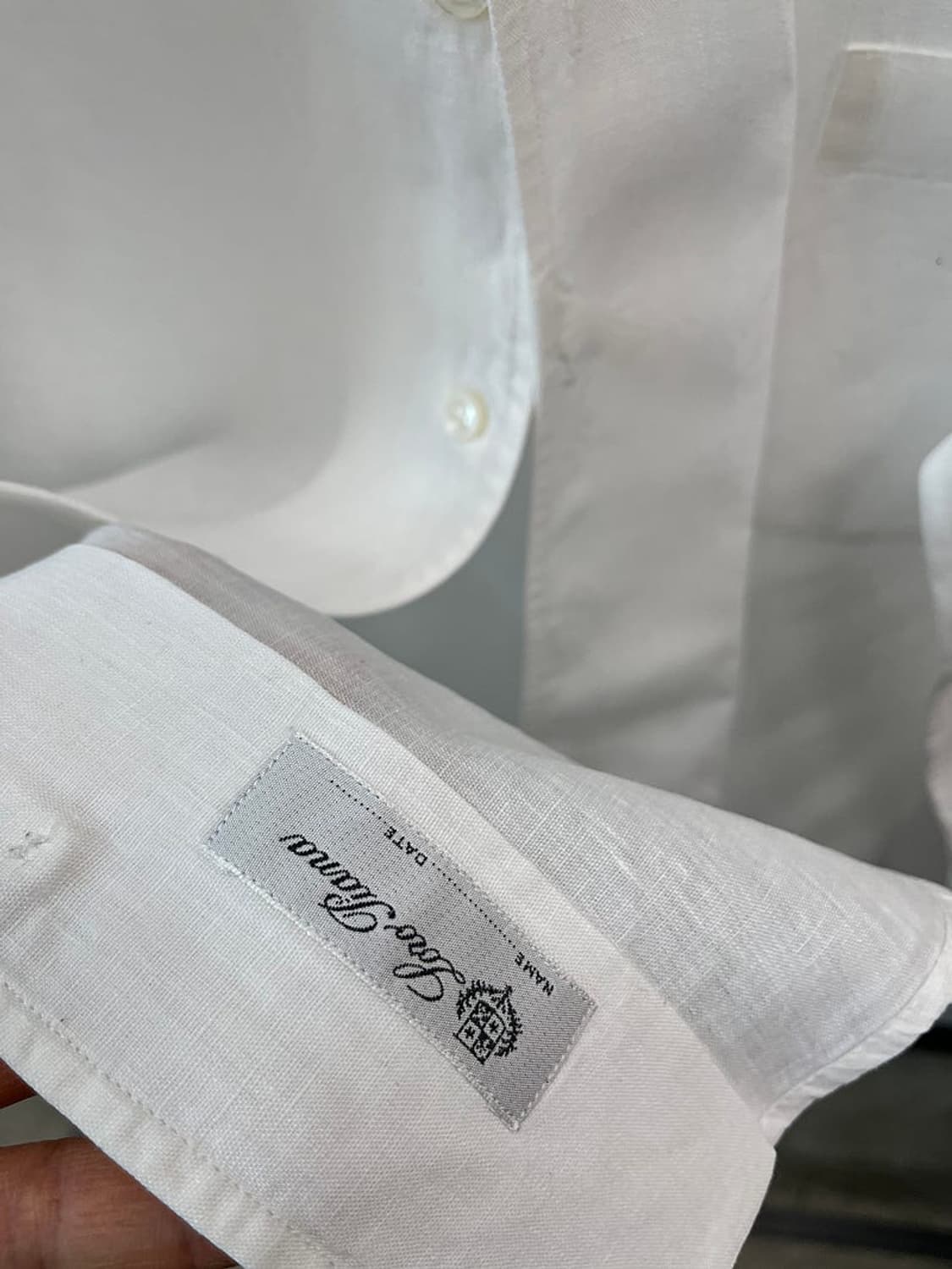 95) 로로피아나 9부 린넨셔츠  상품이미지7