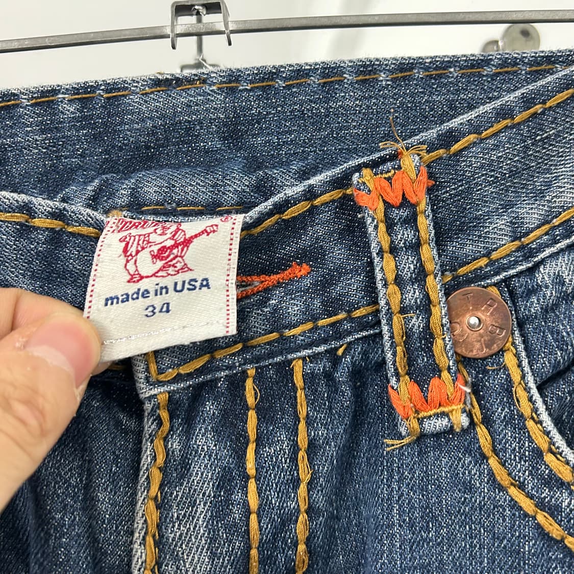 트루릴리전 월드투어 데님 팬츠 상품이미지8