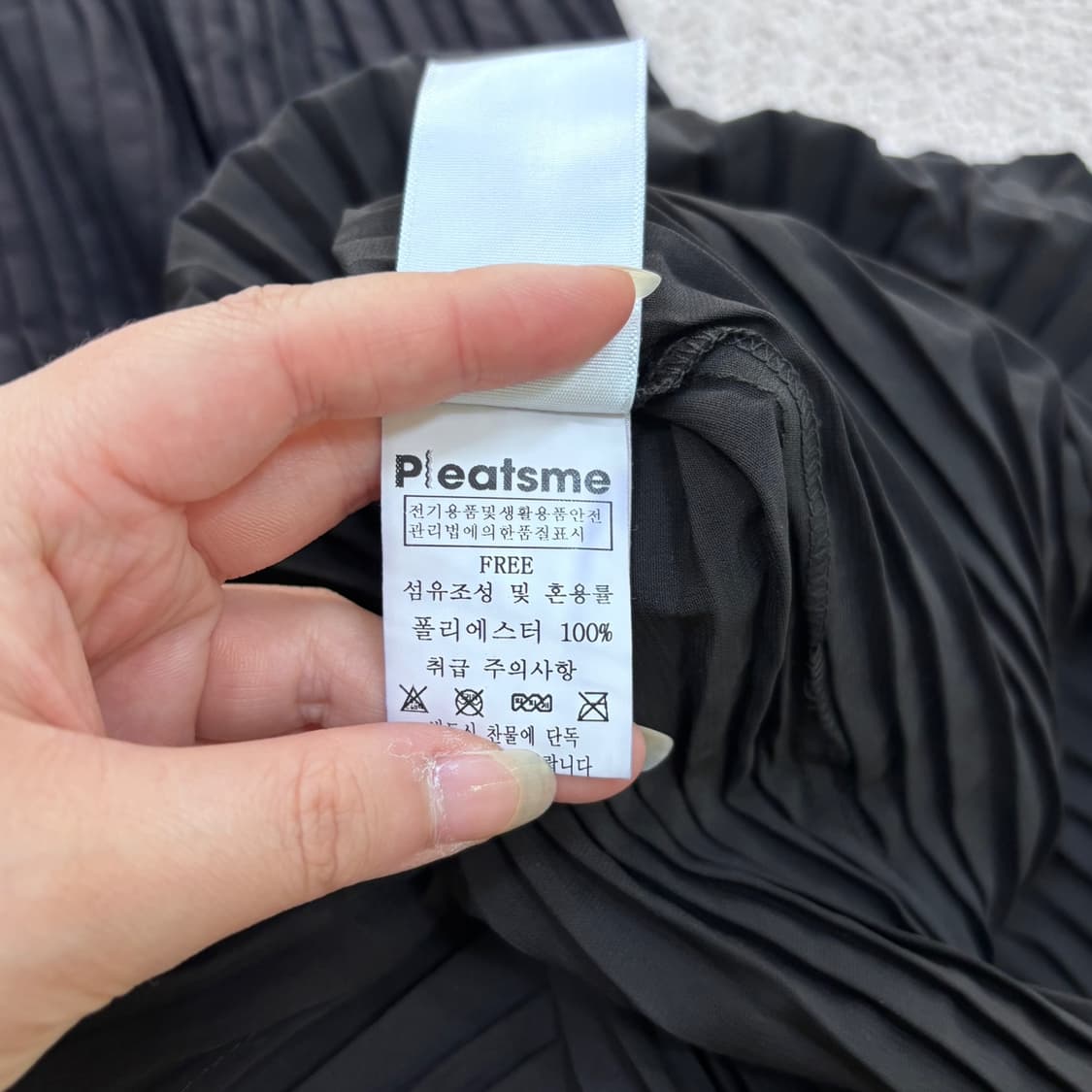 F 플리츠미 플리츠 블랙 미니 원피스 0526E 상품이미지4