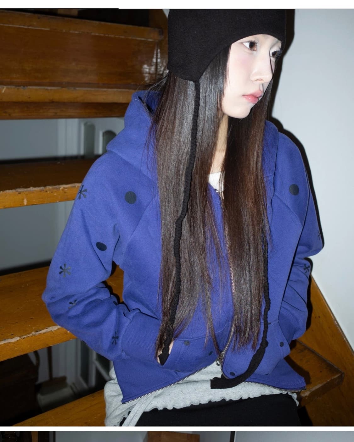 온스카 onska snowlit hoodie zip up 코이세이오빈티지 상품이미지1