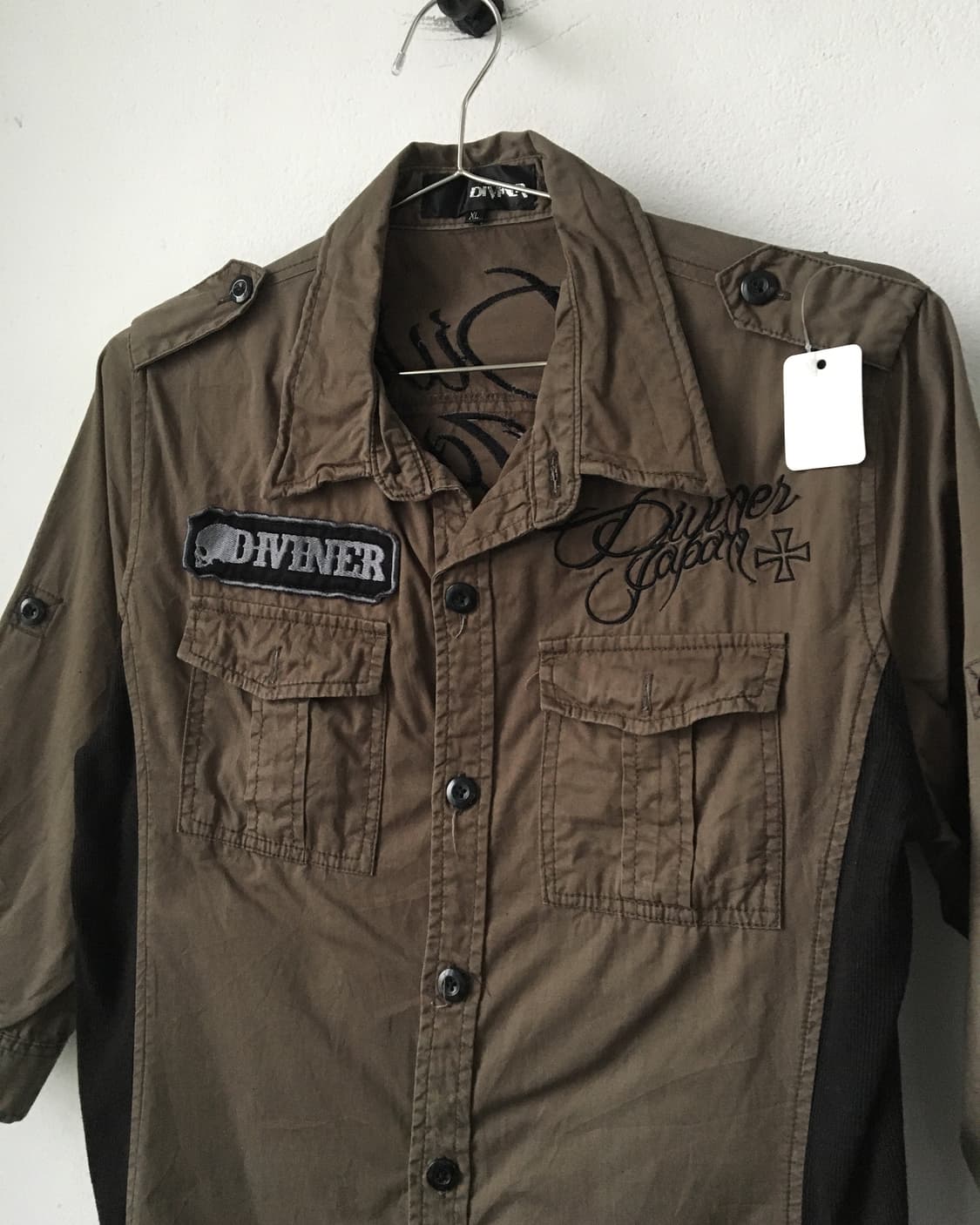 Patch needle work point shirt 상품이미지4