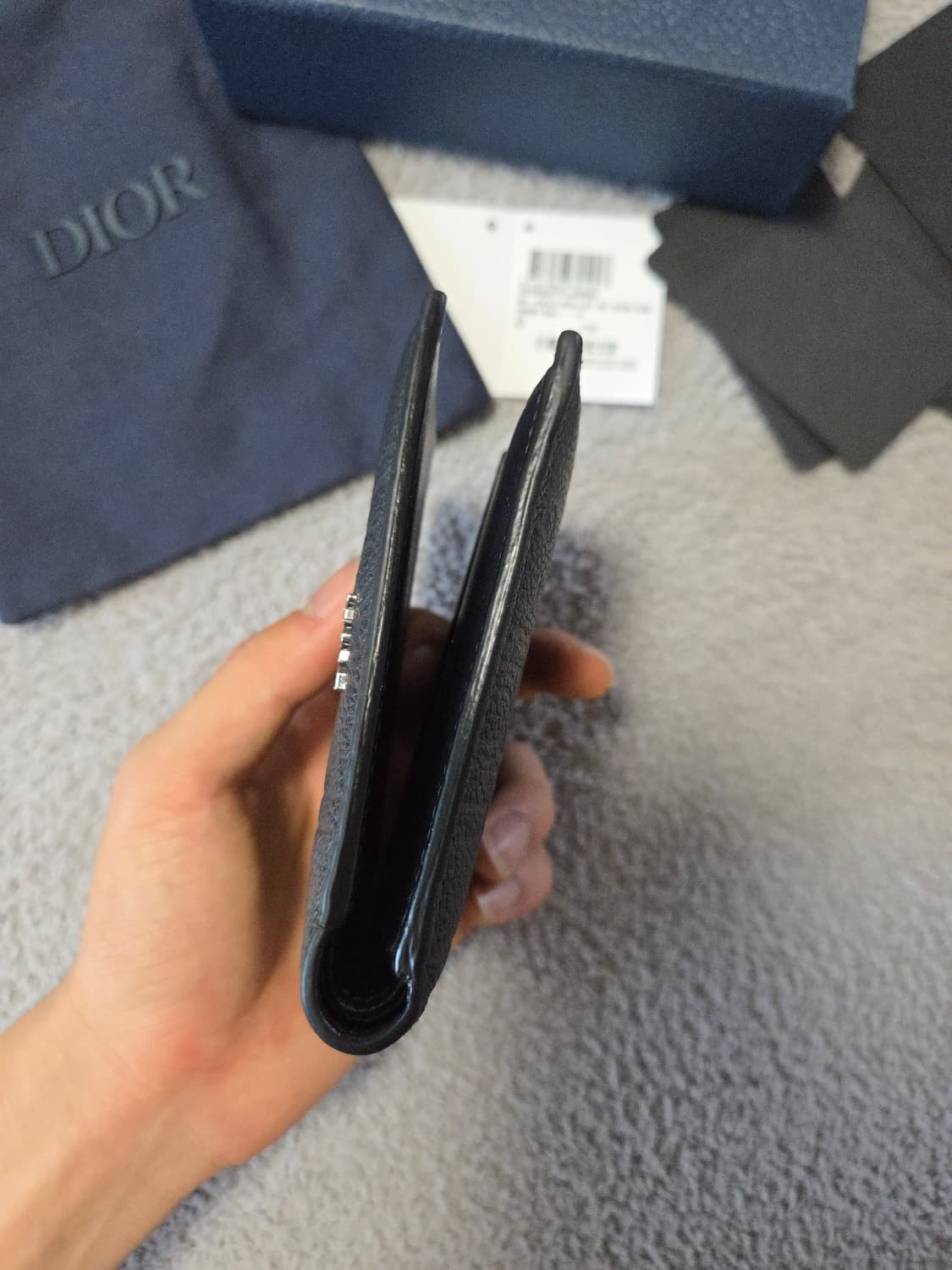 [정품/풀구성] 디올 그래비티 오블리크 코인 반지갑 상품이미지4