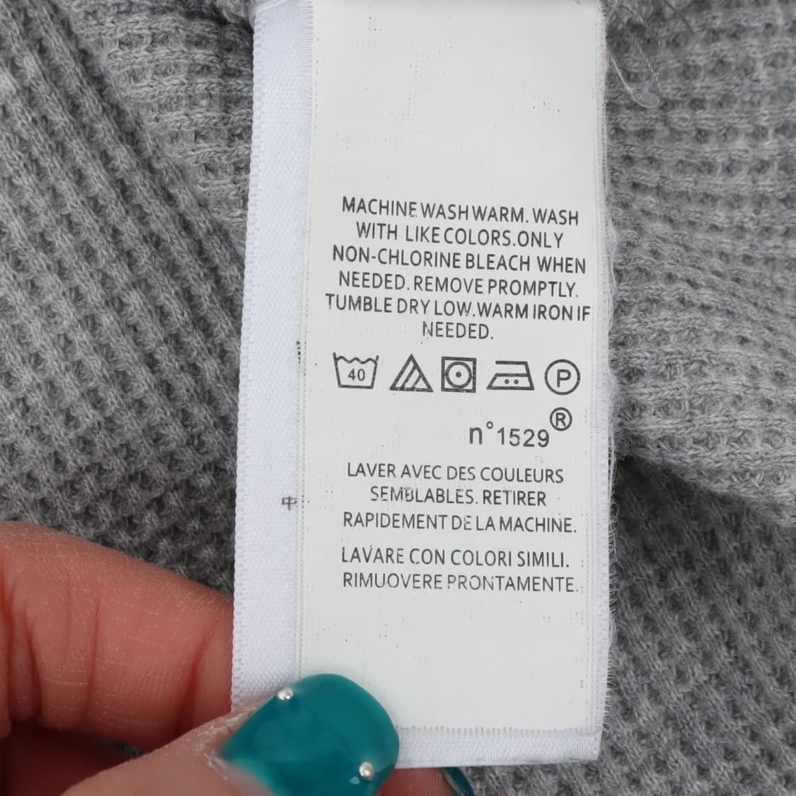 폴로 랄프로렌 그레이 와플 롱슬리브 상품이미지9