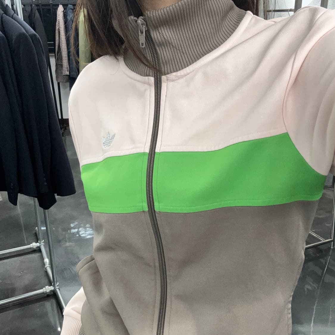 아디다스 핑크배색 파이어버드 트랙탑 희귀 상품이미지2