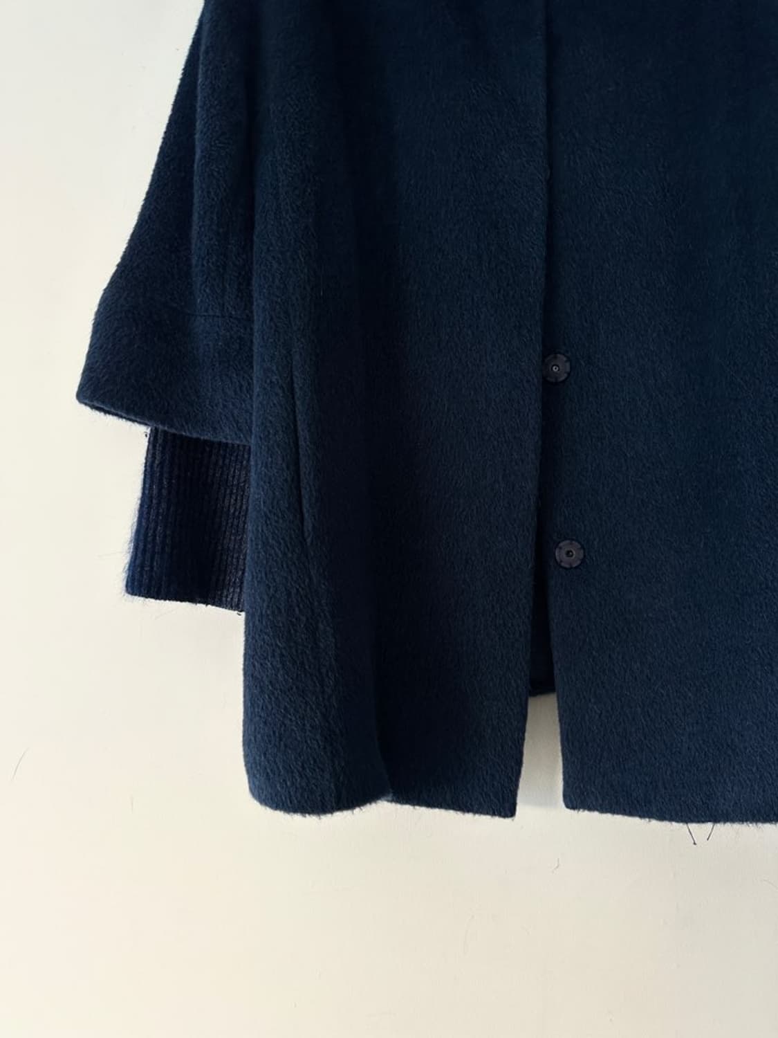 EMCEE blooming alpaca coat / navy 상품이미지5