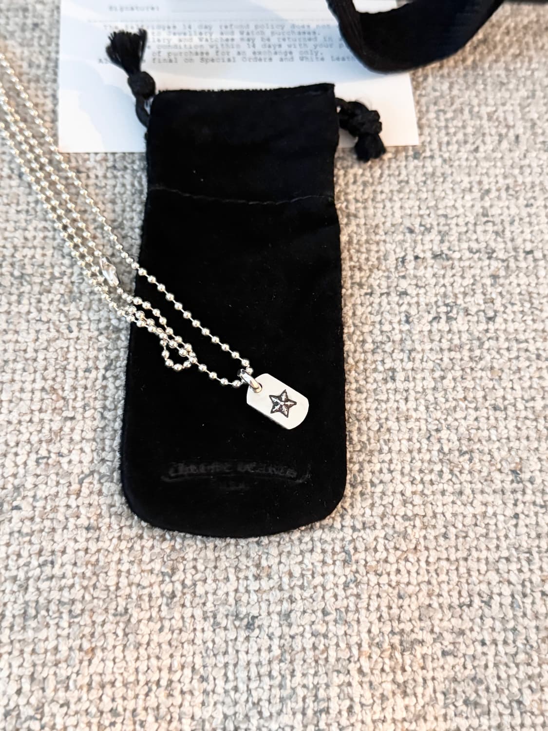 크롬하츠 타이니 스타 도그택 볼체인  상품이미지2