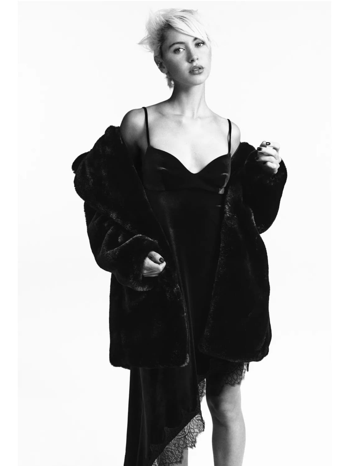 자라 페이크 퍼 코트 새상품 상품이미지1