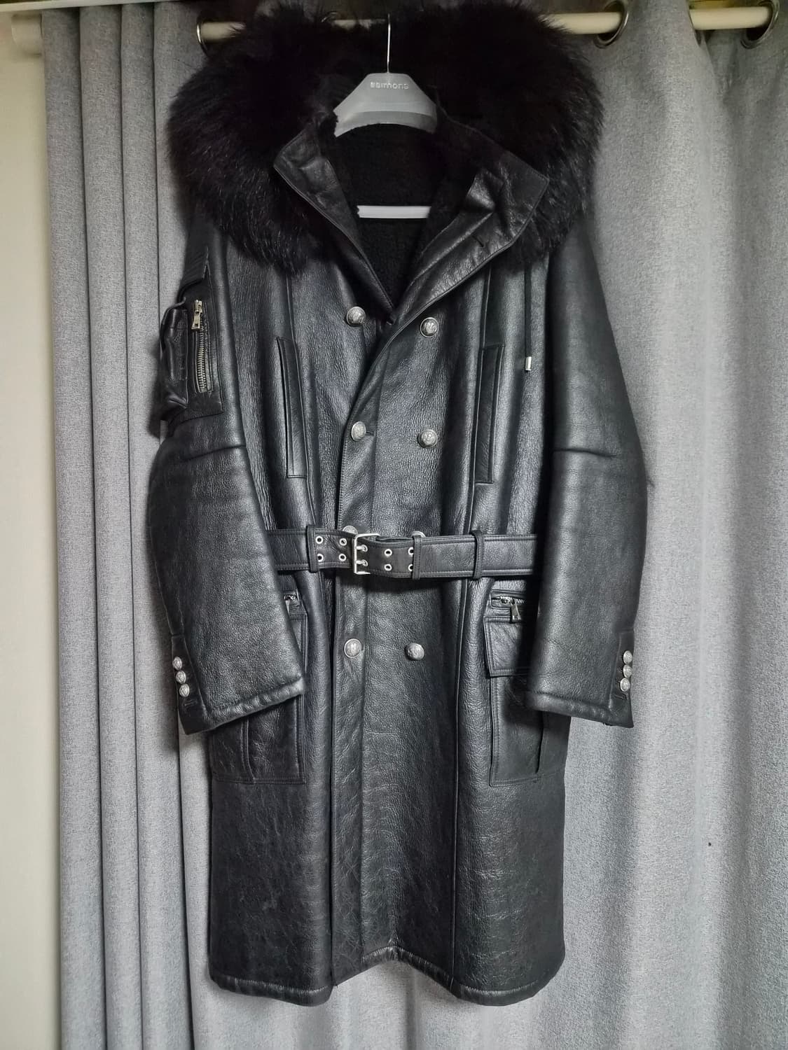 발망 퍼 양털 더블 롱 무스탕 팝니다 구찌 프라다 루이비통 상품이미지2