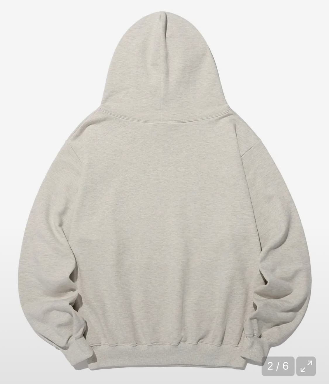 새제품 이스트쿤스트 선셋 베어 후디 후드티 오트밀  상품이미지2