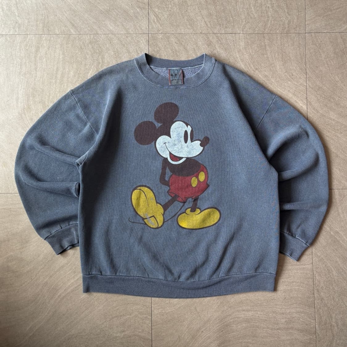 90년대 미국 생산 디즈니 미키마우스 스웻셔츠  상품이미지1