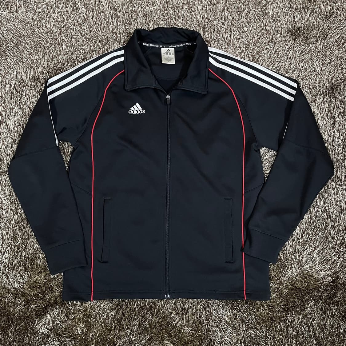 아디다스 adidas 블랙 마샬아츠 트랙탑 져지 L 상품이미지1