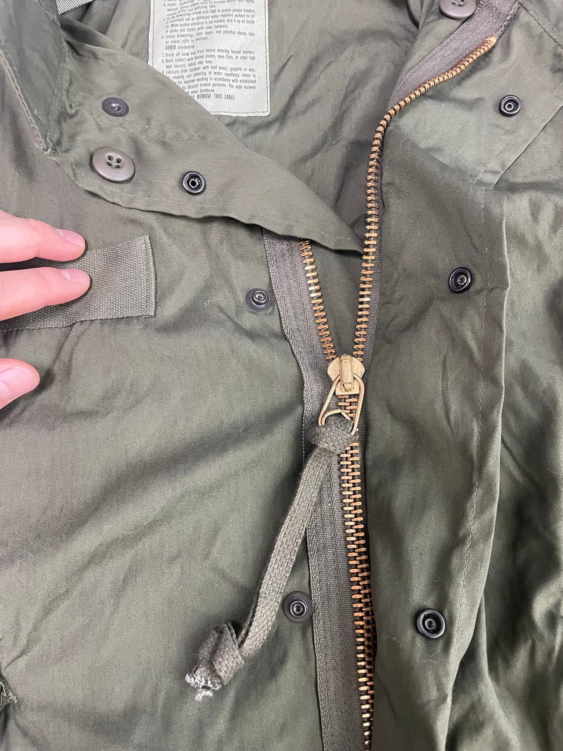 새상품 m65피쉬테일og  데드스탁 라지 상품이미지5