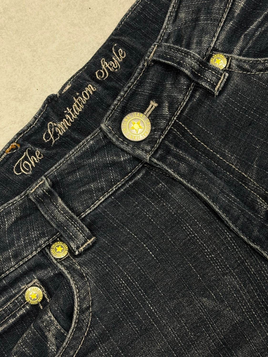 Y2k 세미부츠컷 데님팬츠 상품이미지6