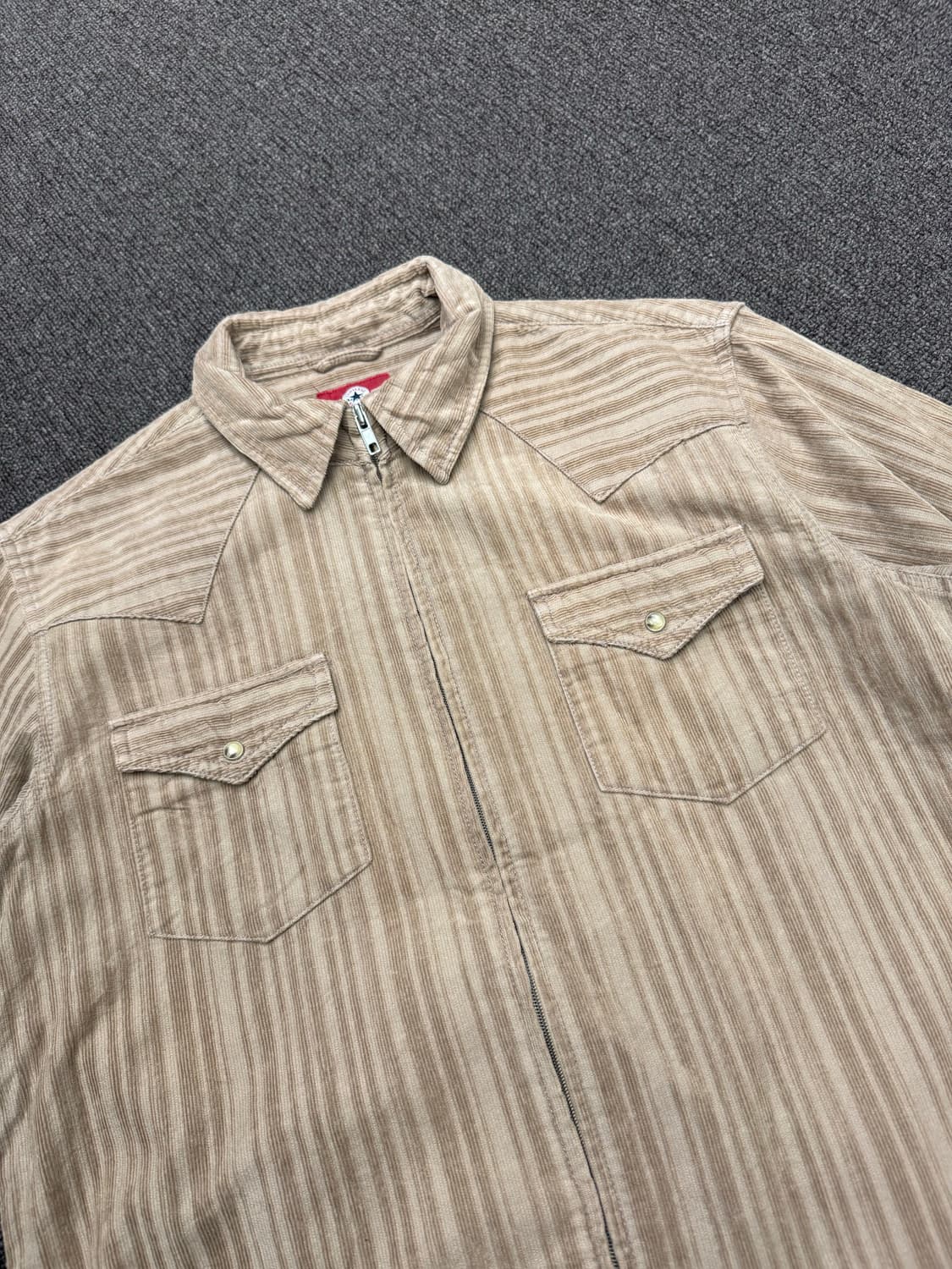 L)컨버스 빈티지 코듀로이 베이지 웨스턴셔츠 자켓 상품이미지3