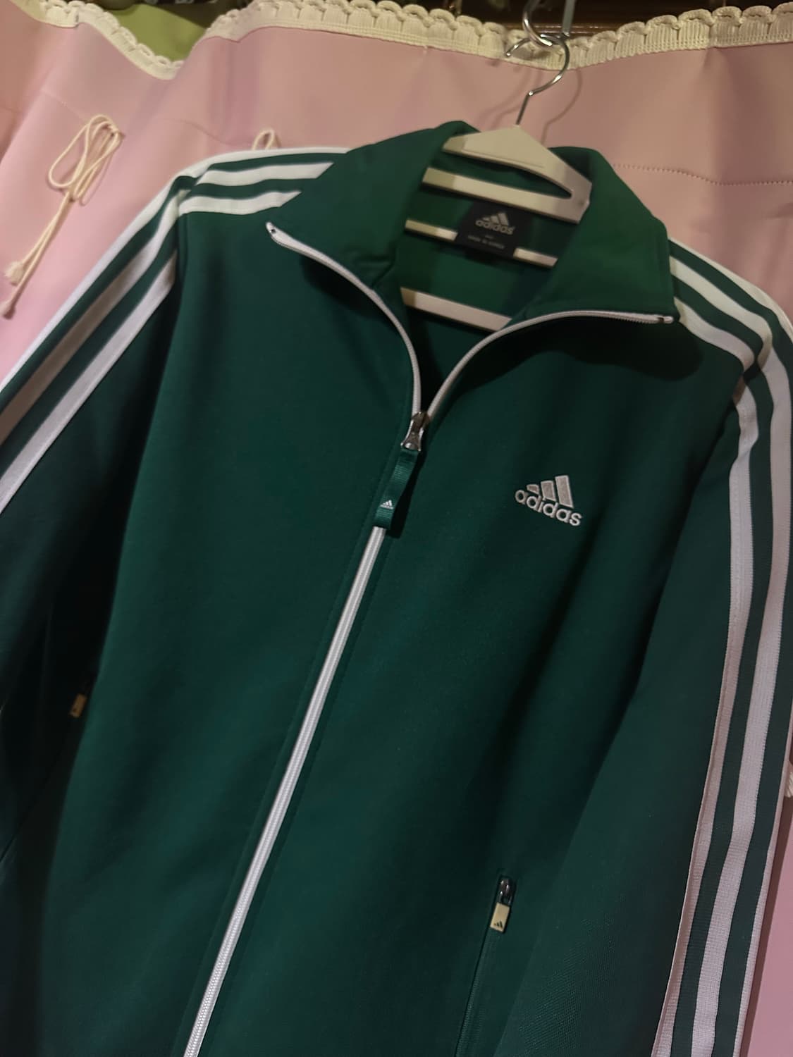 아디다스져지 아디다스 삼선 그린 트랙탑 아디다스 초록 져지 집업 90 상품이미지2