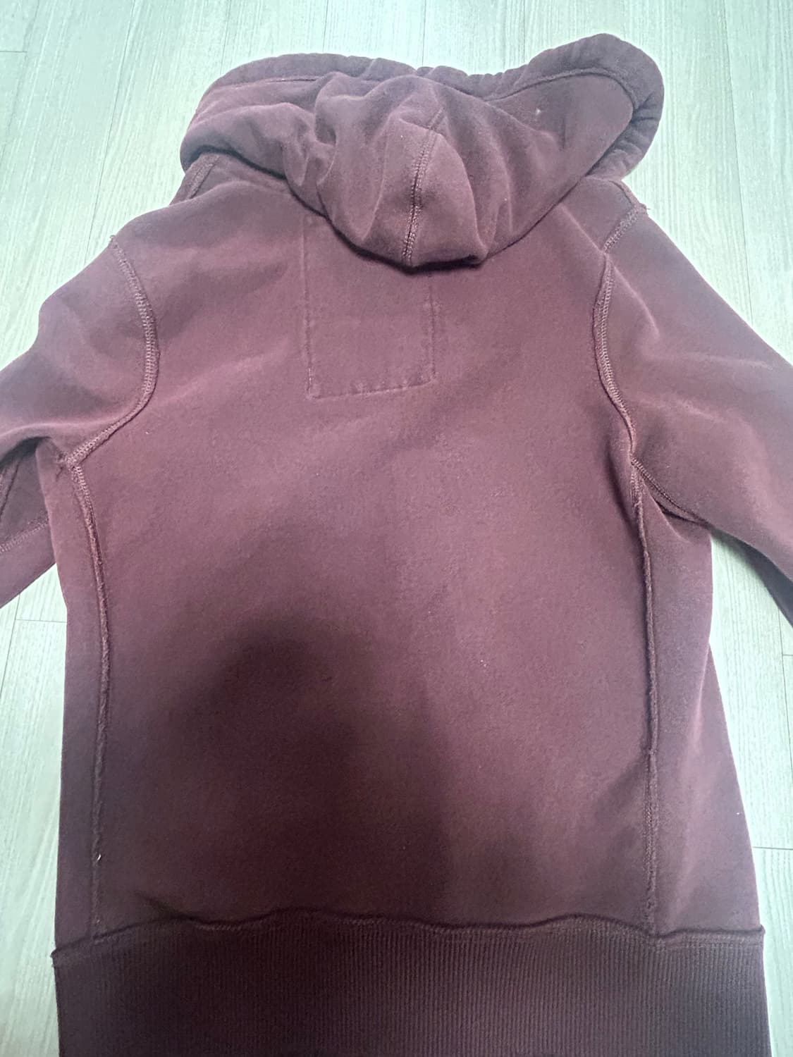 아베크롬비 버건디 후드집업 상품이미지3