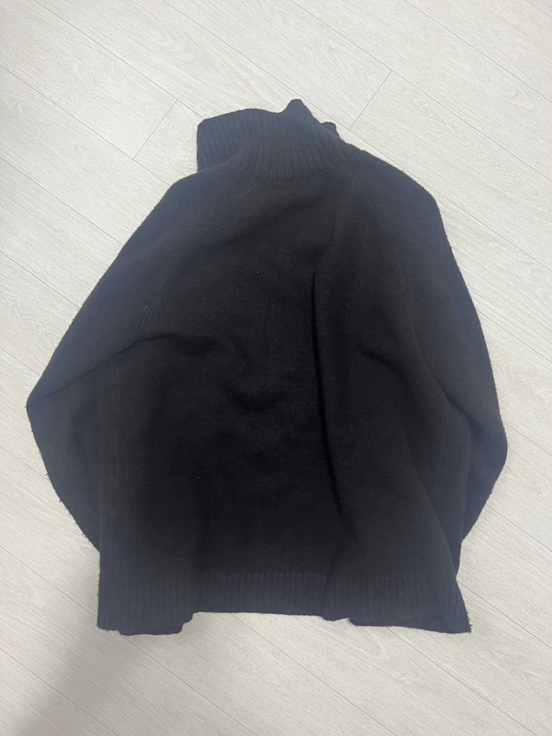 유니클로 수플레얀 스탠드칼라 가디건 브라운s 상품이미지3