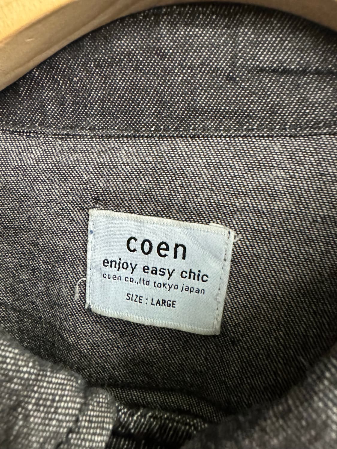 japanese vintage Coen 데님코치자켓 상품이미지3