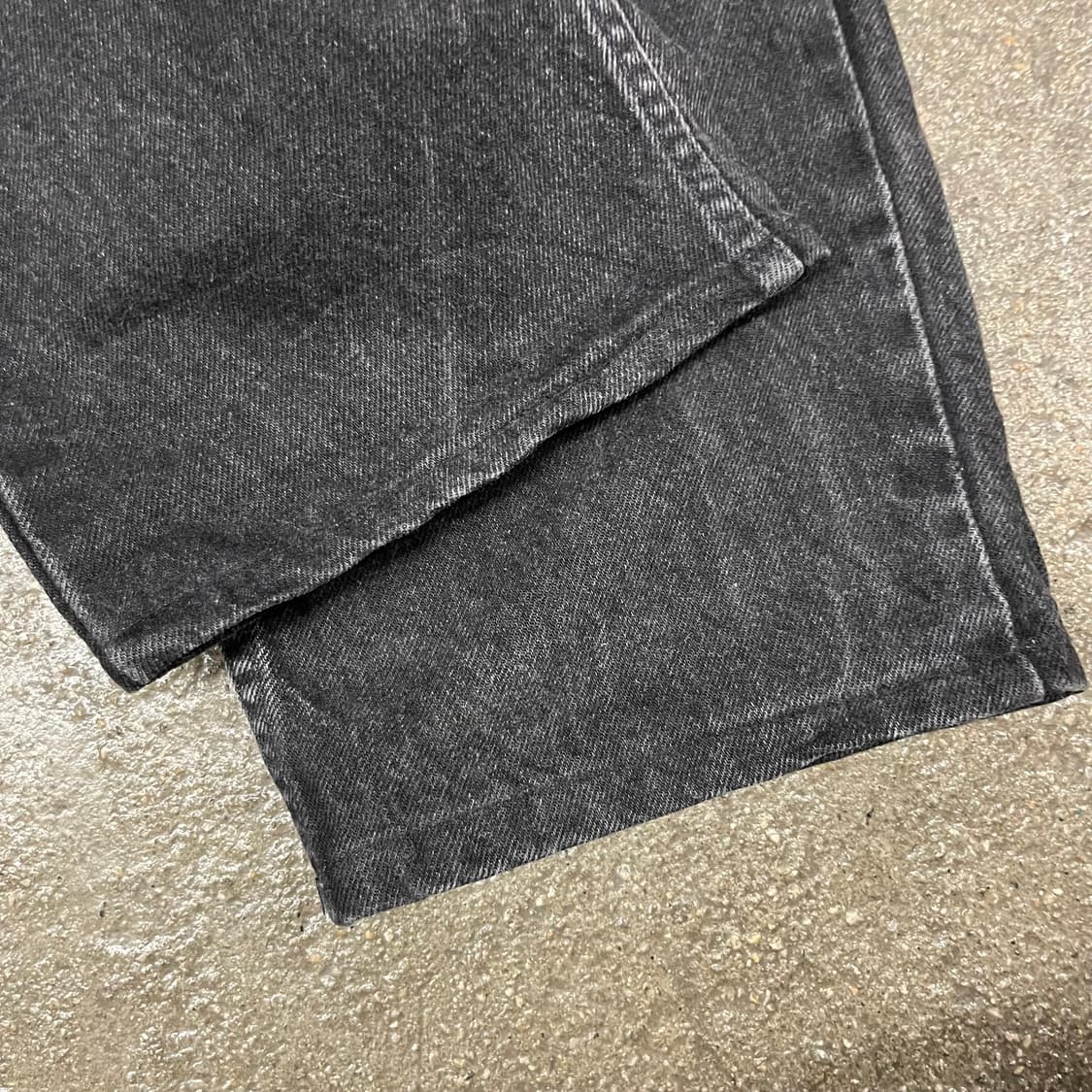 90s USA 리바이스550 오렌지탭 블랙진 (37“) 상품이미지7