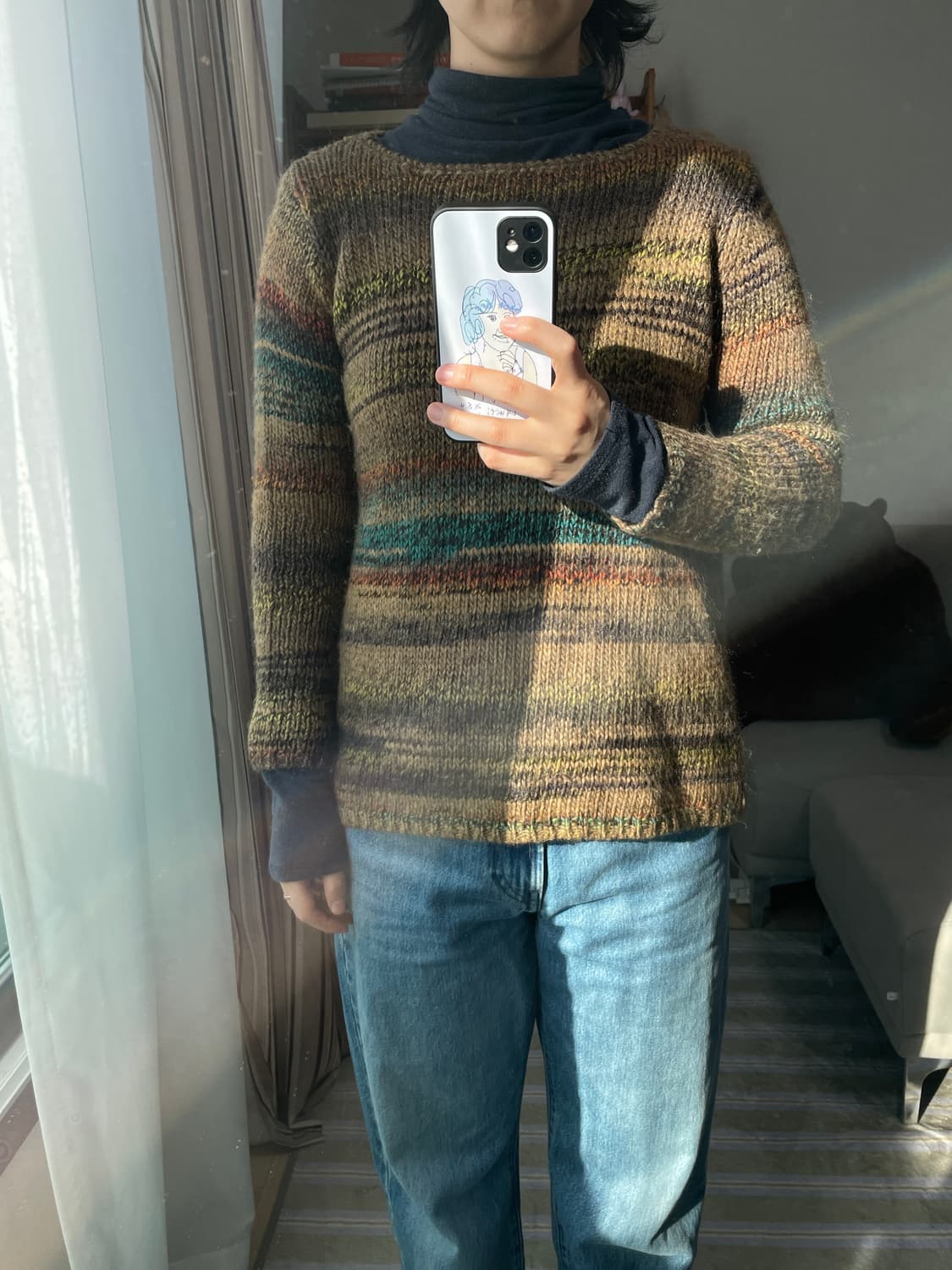 23 vingt-trois arrondissements 모 소재 니트 상품이미지3