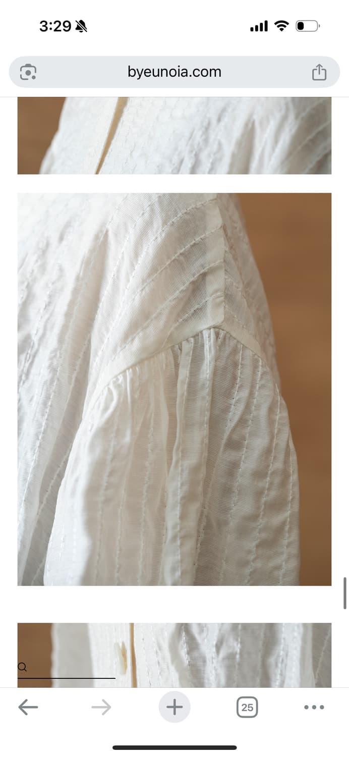 새) 유노이아 Urbane Crop Jacket 크림 m 상품이미지6