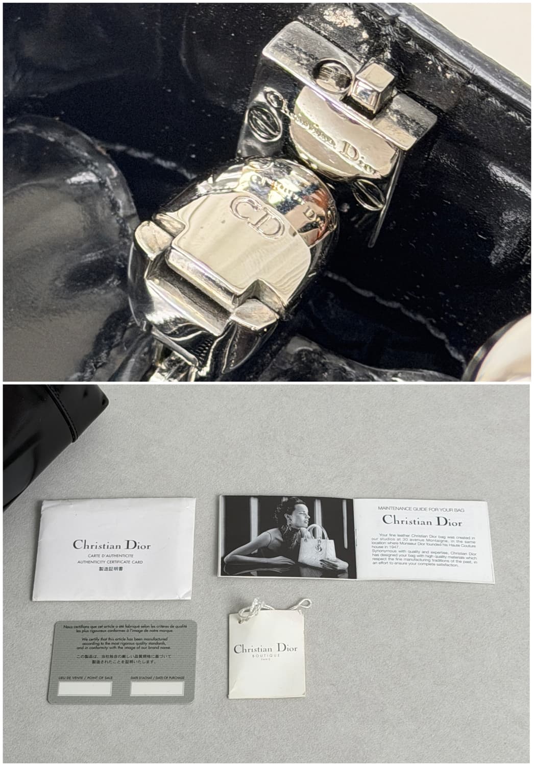 디올 존 갈리아노 말리스 토트백 상품이미지6