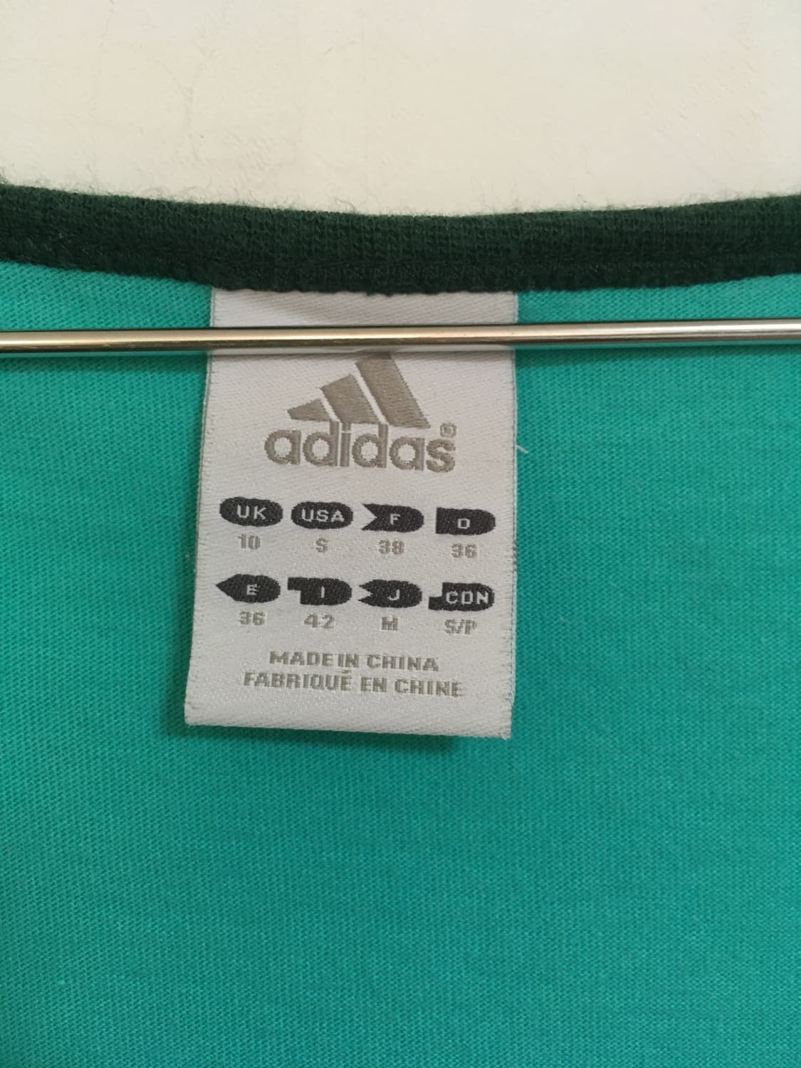 adidas Teal Tank Top with Black Trim & G 상품이미지5