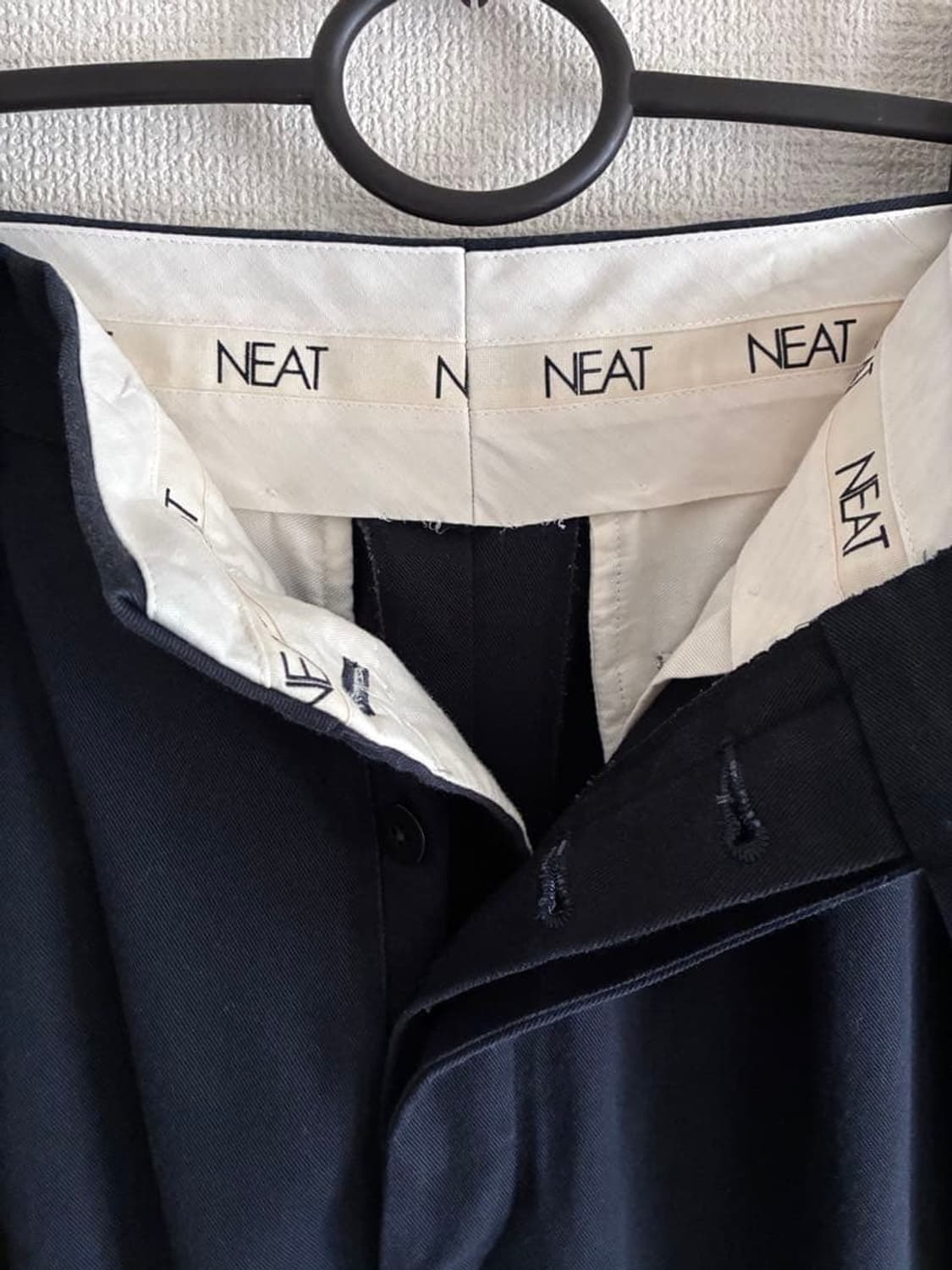 Neat / 네이비 코튼 트윌 슬랙스 / 46 상품이미지5