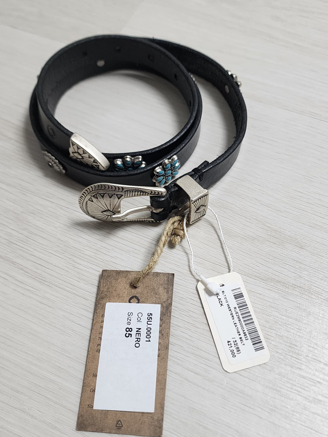 (새상품)백화점발 러스트무드 벨트 판매합니다. 상품이미지2