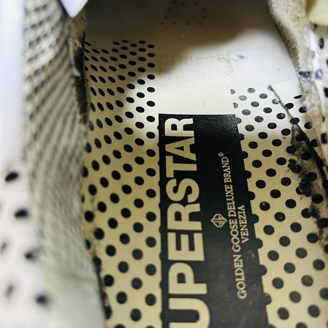 정품 39) 골든구스 도트탭 스니커즈 250~255 상품이미지6