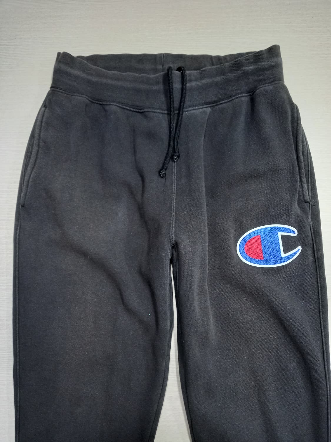 34 Champion 기모 스판 조거팬츠 블랙 34-542 상품이미지3