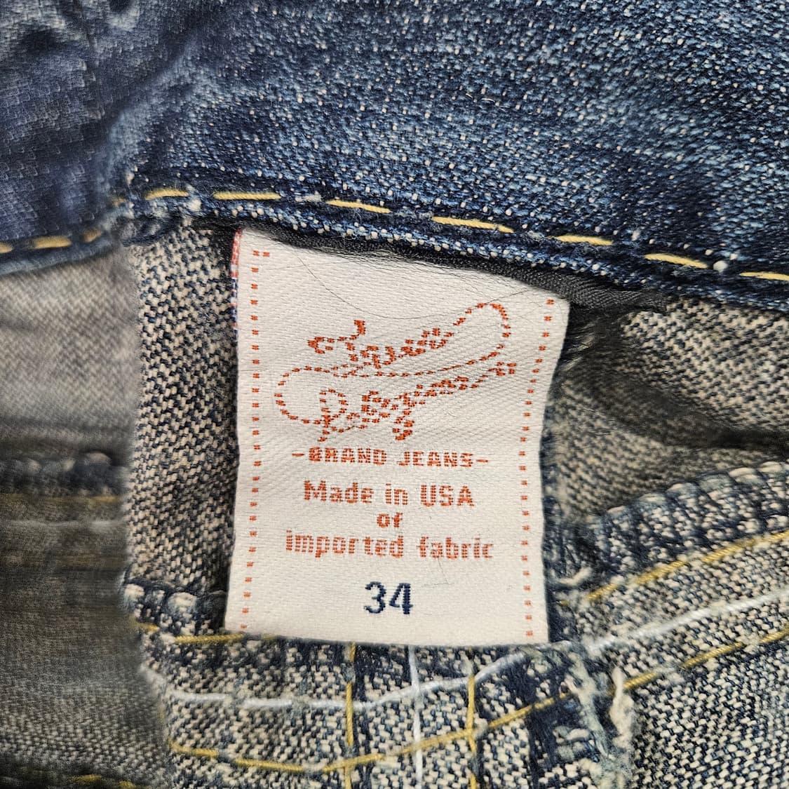 트루릴리젼 조니 슈퍼 T 데님 34 상품이미지7