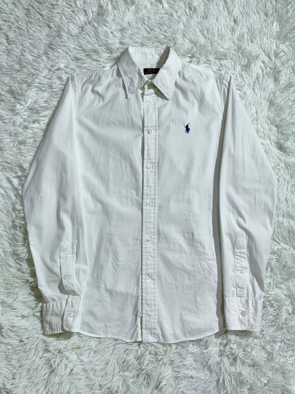 폴로 랄프로렌 네이비포니 화이트 셔츠  상품이미지2