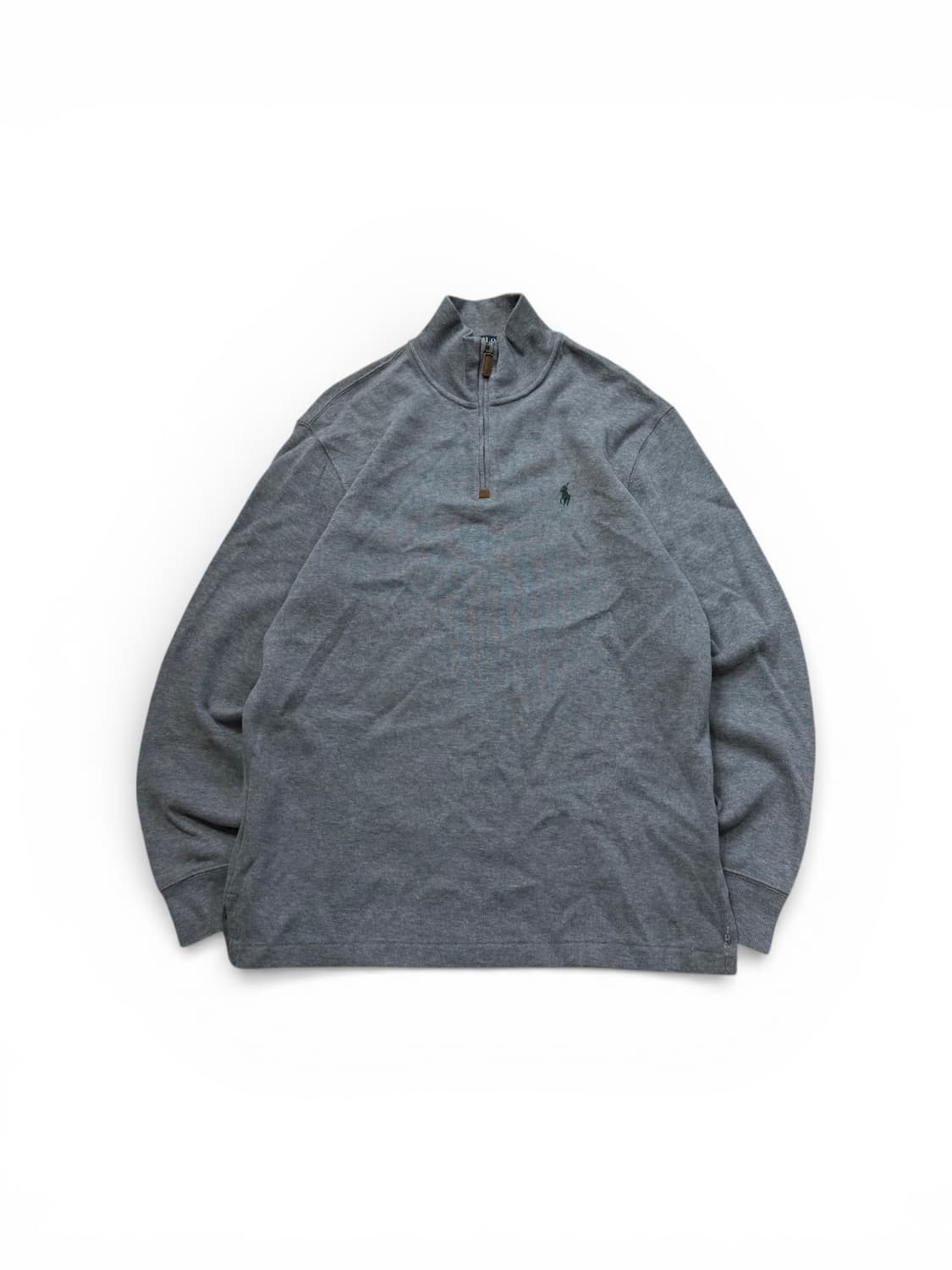 폴로 랄프로렌 진그레이 하프집업 코튼 니트 상품이미지1