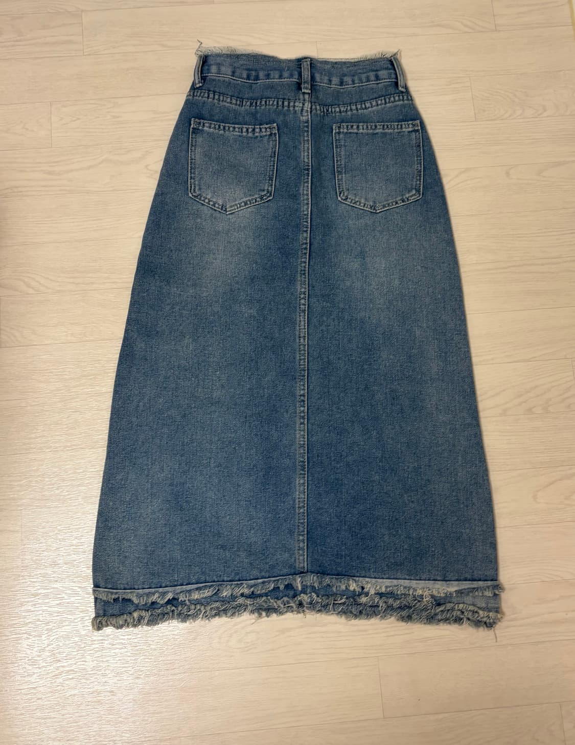 데님 롱스커트 롱치마 청치마 상품이미지4