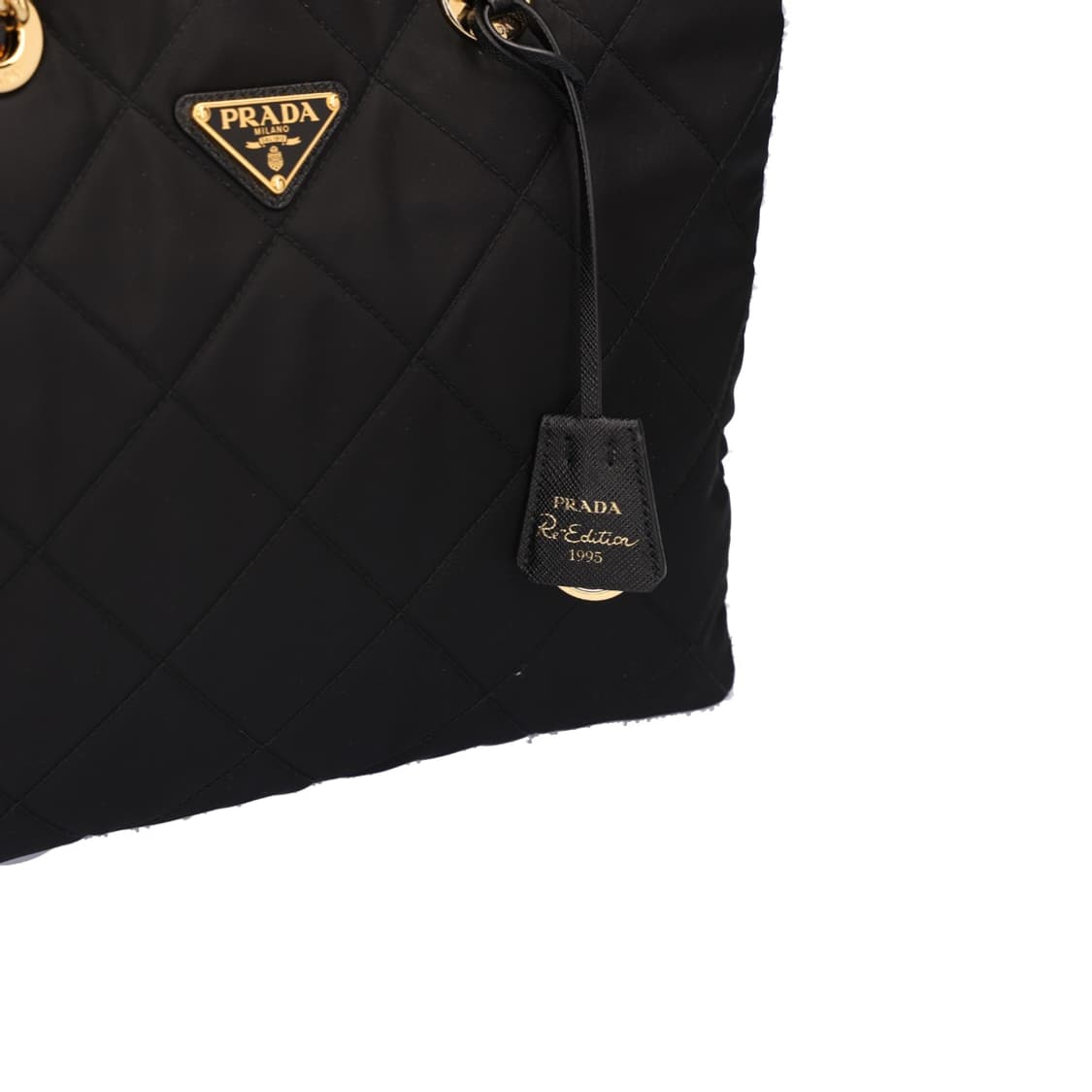 프라다 1BG467 리에디션 1995 셰네 라지 리나일론 백 블랙 상품이미지5