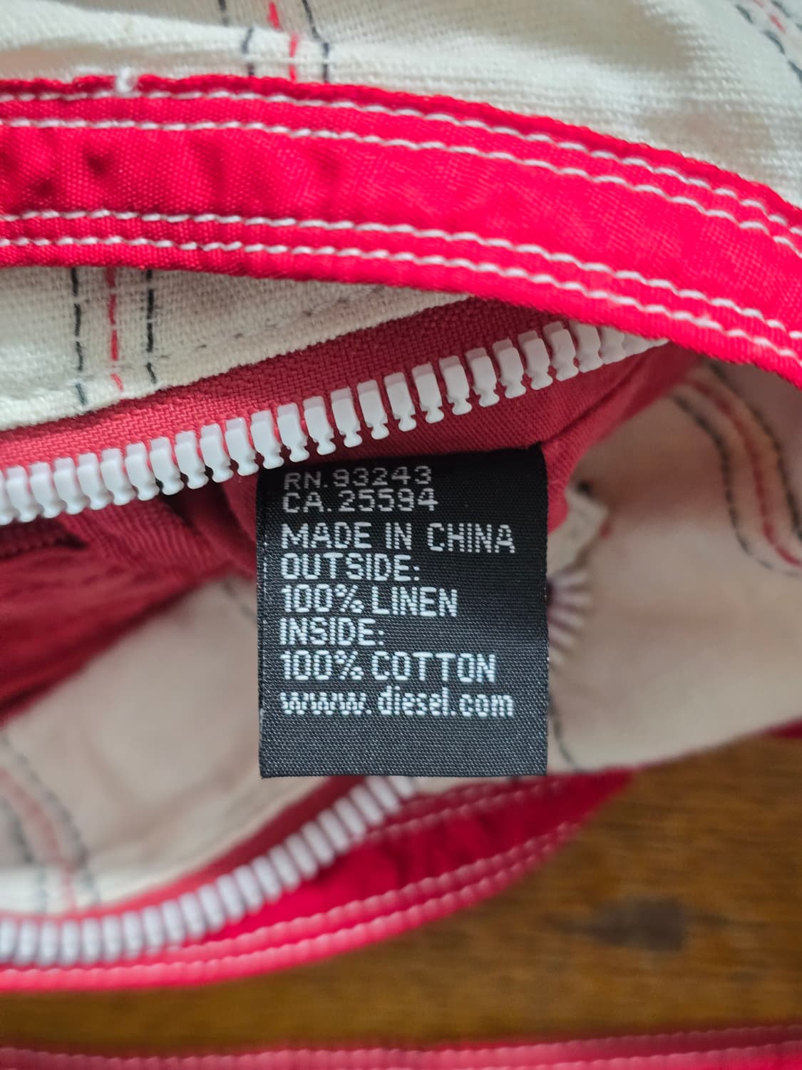 Diesel 디젤 린넨 우먼스 토트백  상품이미지10