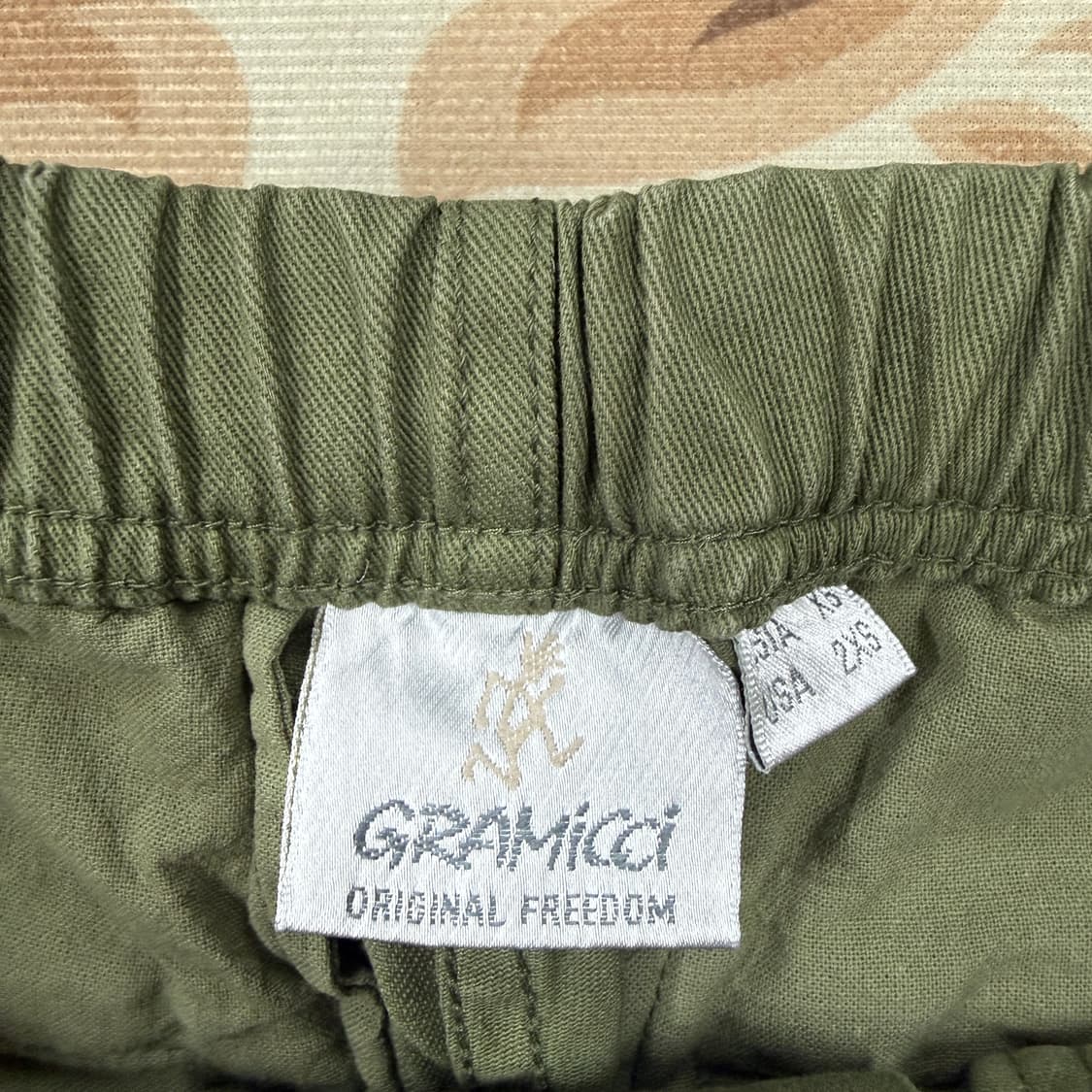 (XS)그라미치 Gramicci 코튼 밴딩팬츠(올리브) 상품이미지3