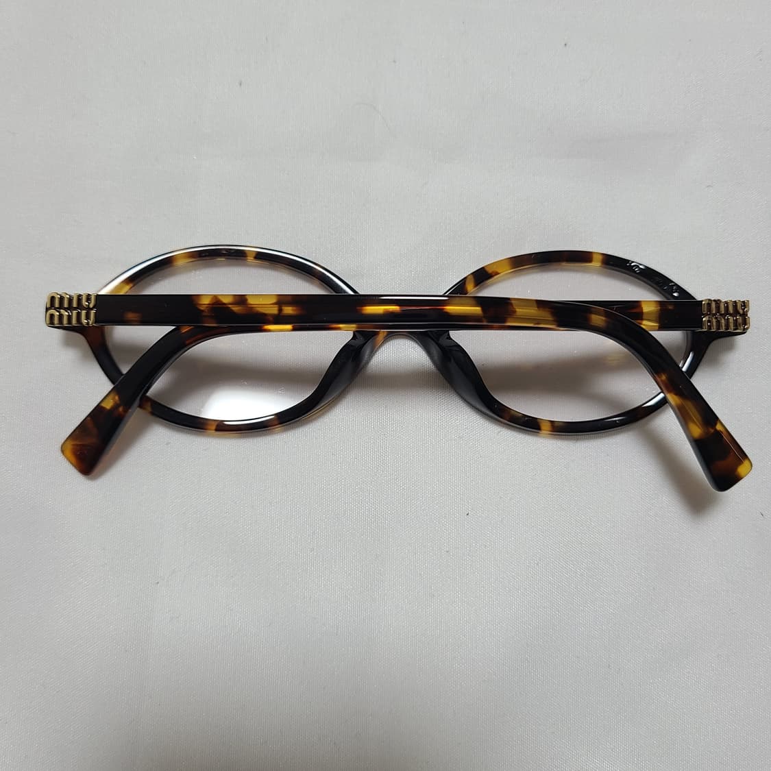 미우미우 리가드 선글라스 블루 렌즈 허니 톨토이즈쉘 아세테이트 얼터너티브 상품이미지6