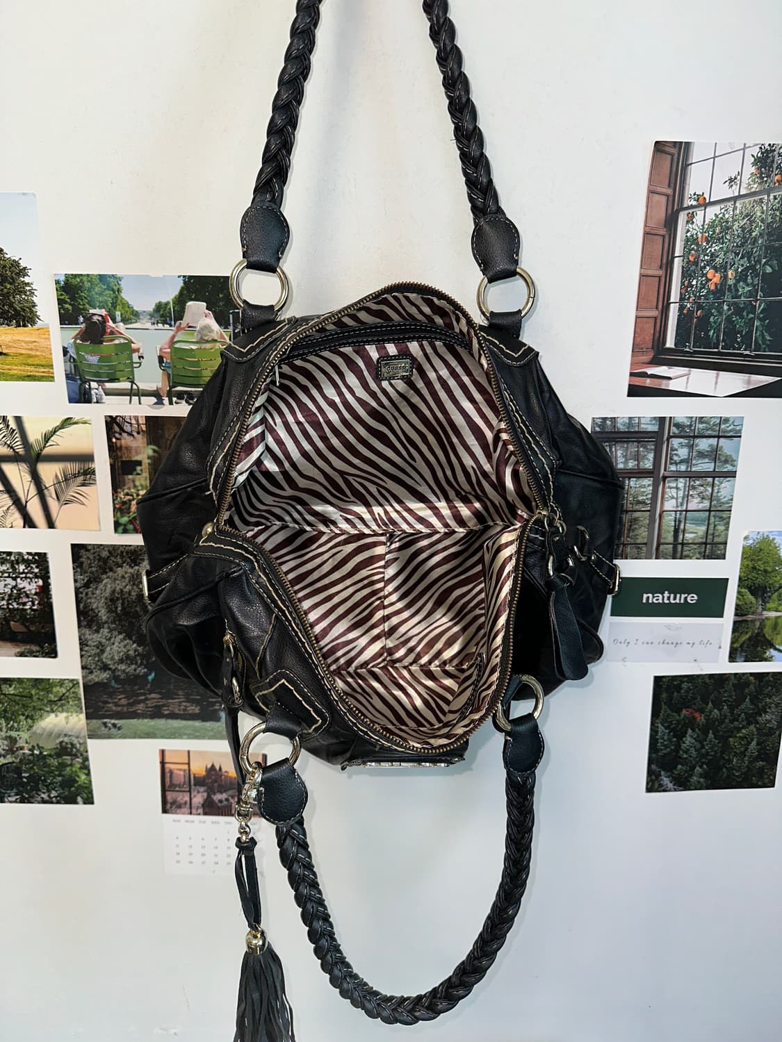 Guess black y2k shoulder bag  상품이미지6