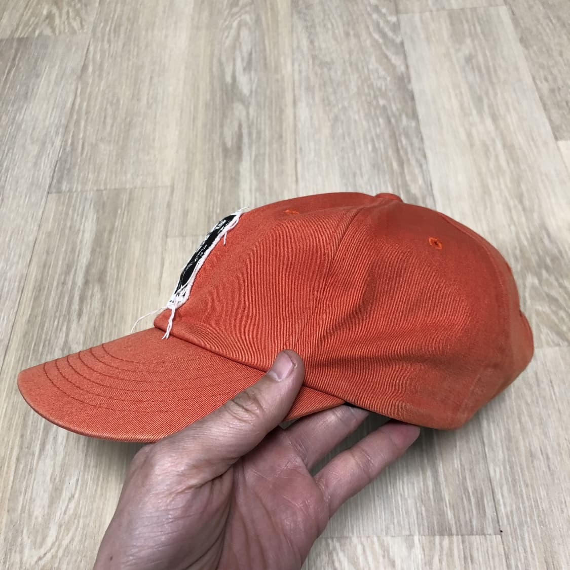 (OS) 디스이즈네버댓 15 FW 스컬패치 BCGC 캡 오렌지 상품이미지5