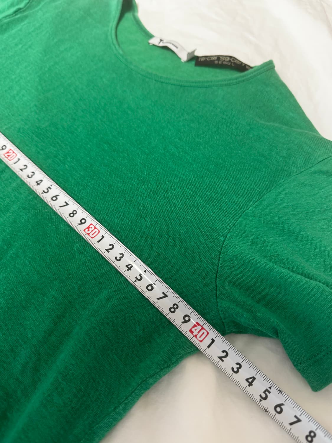 알랙산더 왕 그린 린넨 티 XS 상품이미지5