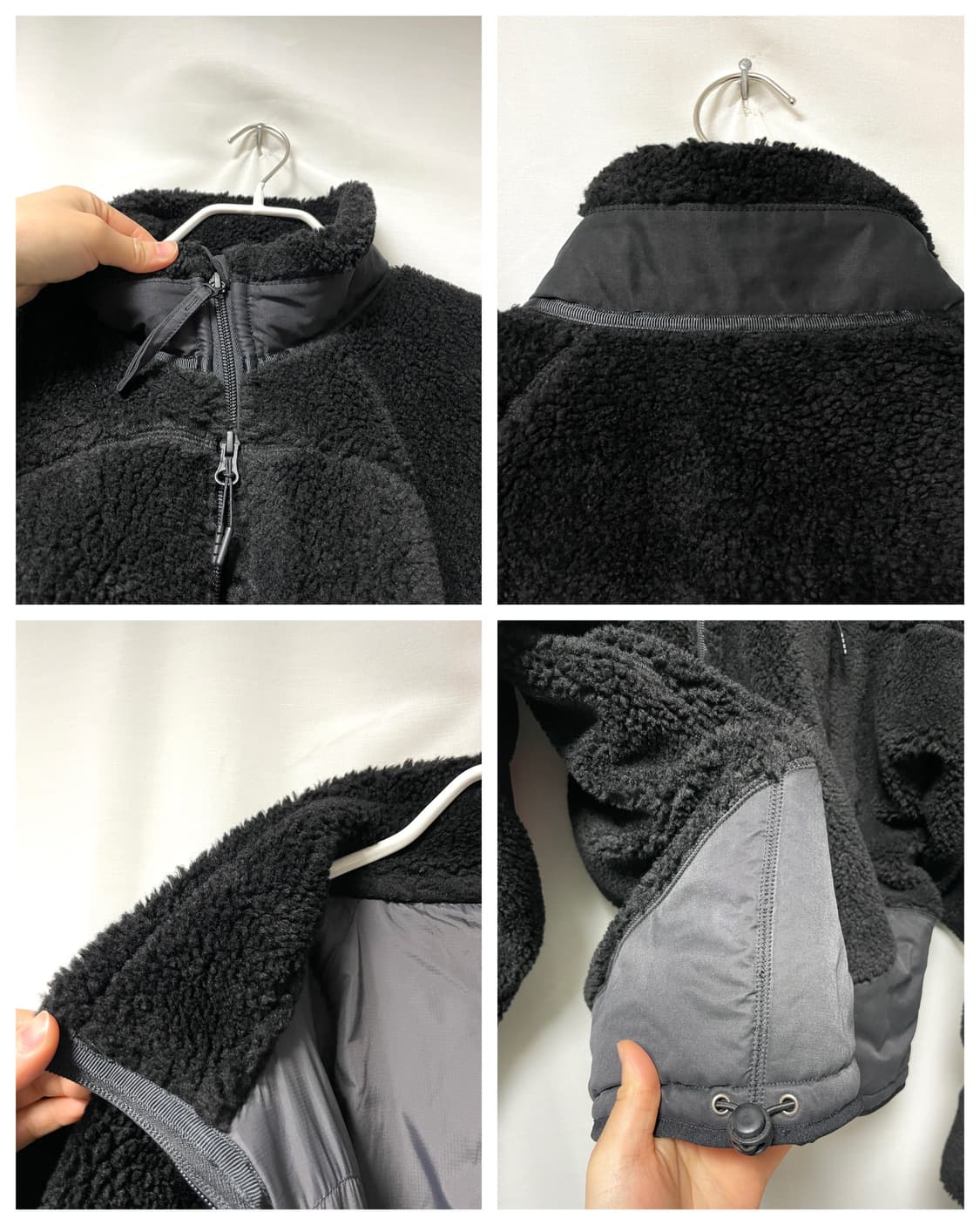 비헤비어 레벨3 택티컬 세미크롭 두툼한 뽀글이 플리스 자켓 100-105 상품이미지8