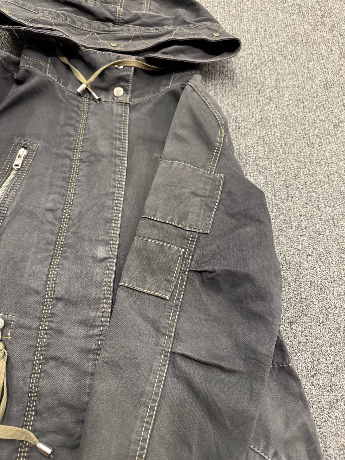 OS)Bershka 빈티지 Y2K 야상점퍼 상품이미지4