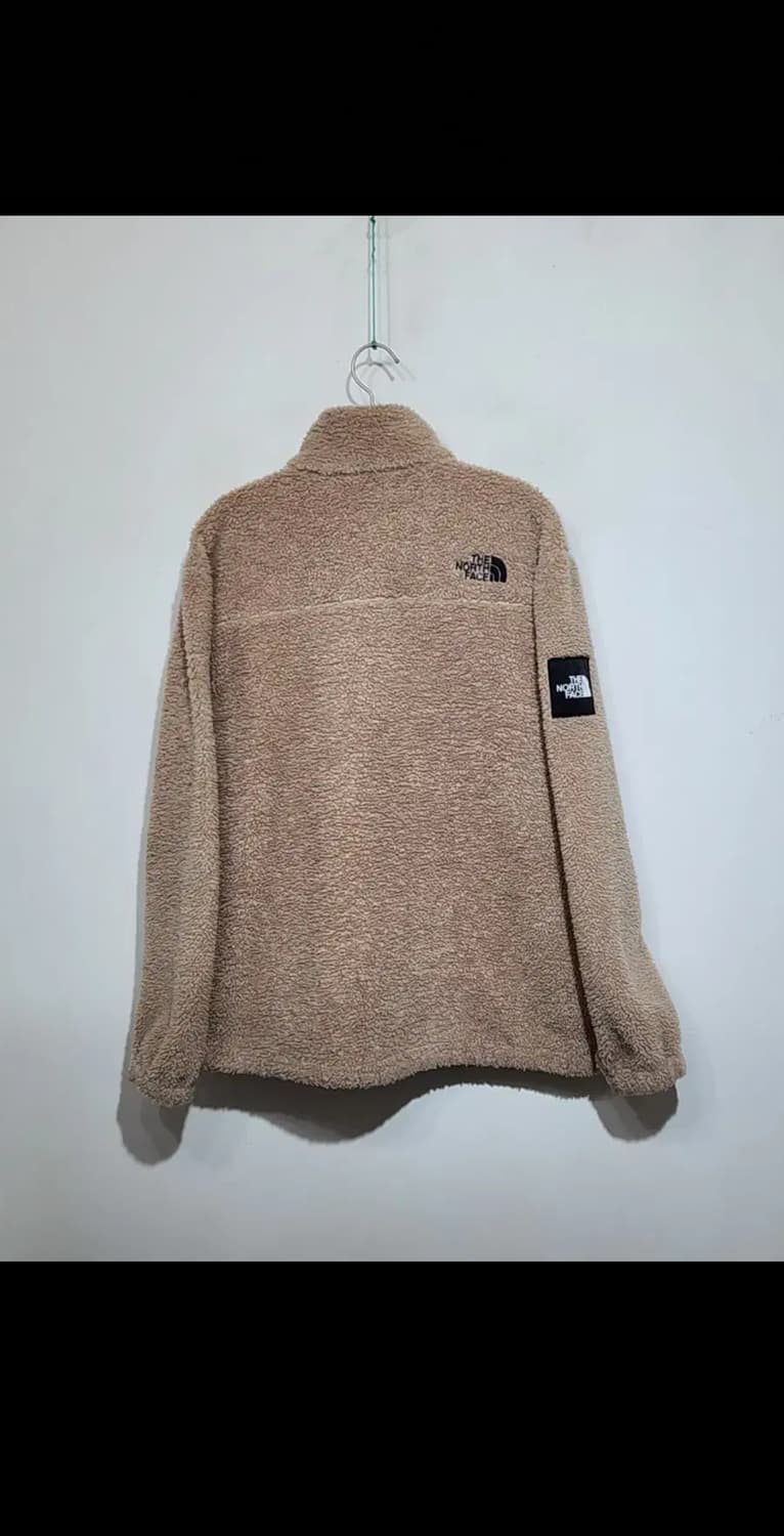 (XL) 노스페이스 플리스 점퍼 베이지 뽀글이 후리스 자켓  상품이미지7
