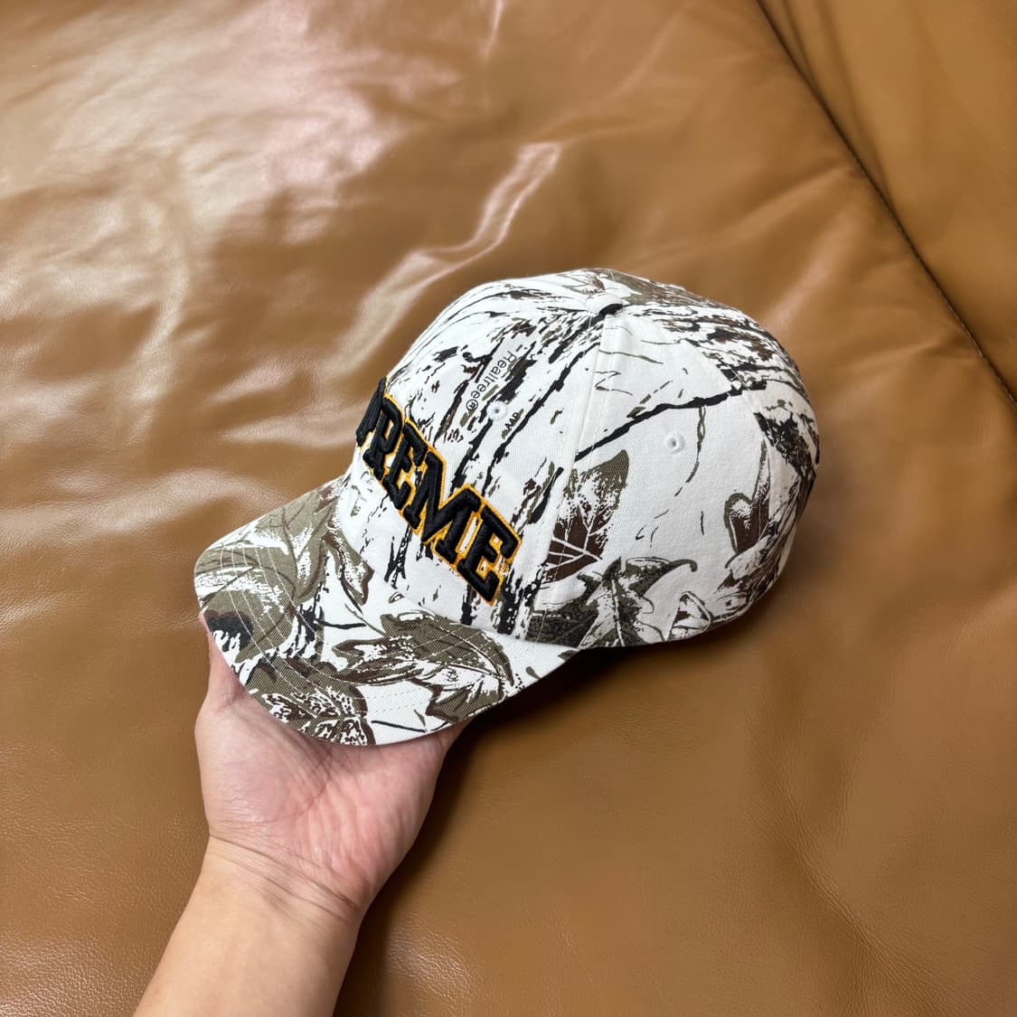 Supreme 슈프림 밀리터리 카모 화이트 6패널 볼캡 모자 (Camo) 상품이미지4