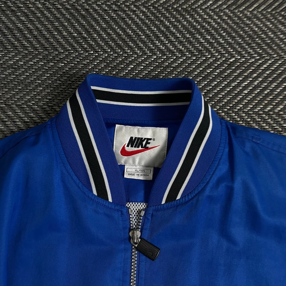 90s 나이키 올드스쿨 빅로고 베이스볼 바시티 자켓y 2957 상품이미지7